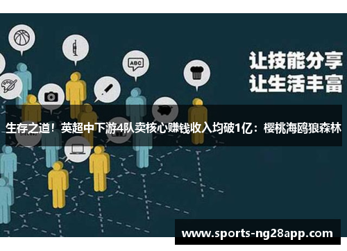 生存之道！英超中下游4队卖核心赚钱收入均破1亿：樱桃海鸥狼森林